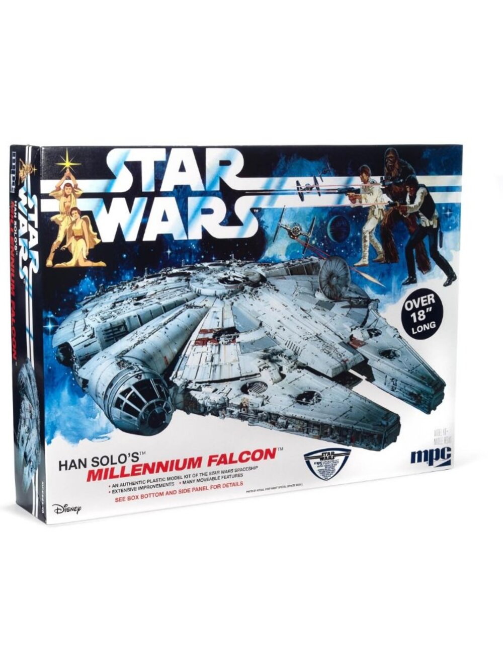 Millennium Falcon 1:72 Scale Model Kit - Star Wars Collectible, DIY Build, Gift
